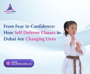Kids kickboxing training in Dubai